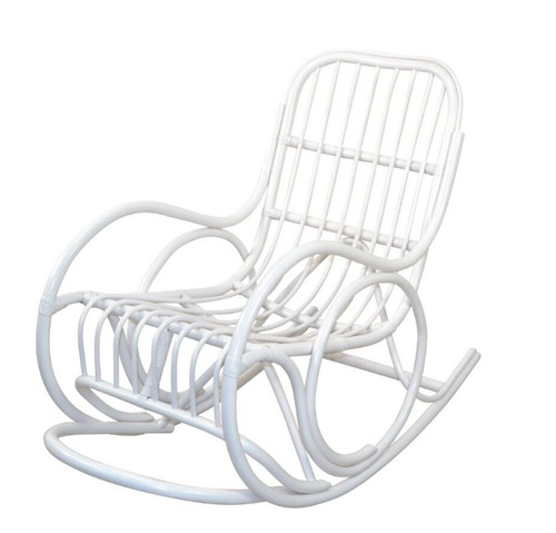 Rattan schaukelstuhl weiß - rattan-schaukelstuhl,