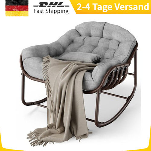 Doppel rattan schaukelstuhl - doppel,