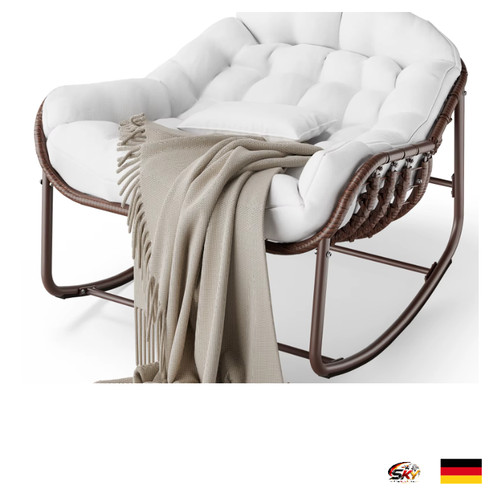 Rattan schaukelstuhl - rattan,