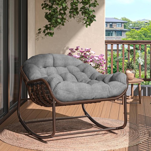 Schaukelstuhl aus rattan für - rattan,
