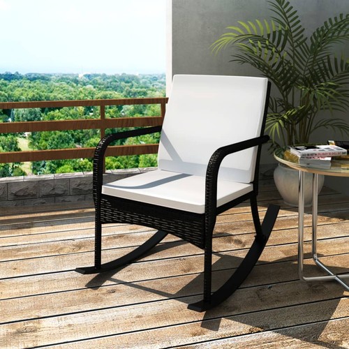 Schaukelstuhl poly rattan - schaukelstuhl,